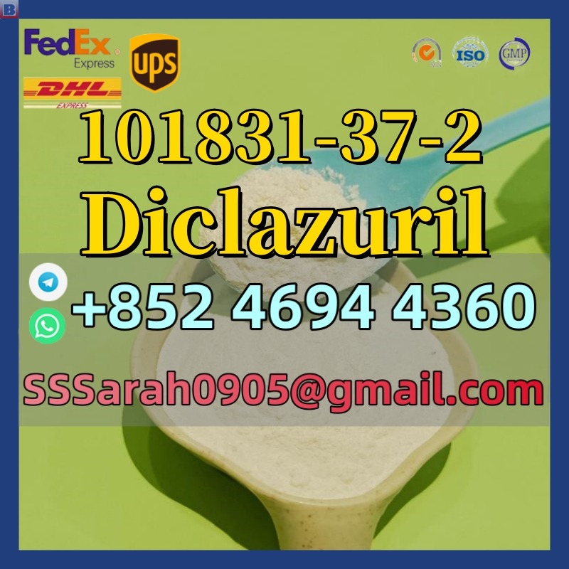 99% High Purity Veterinary Drugs CAS 101831-37-2 Diclazuril